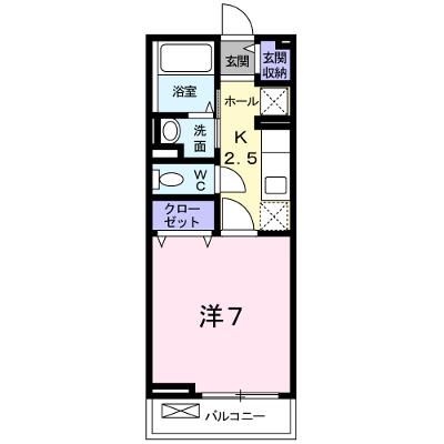 エントフェ 202【管理NO：1-016698701-02020】 ★家具家電は申し込み後に搬入します★の物件画像