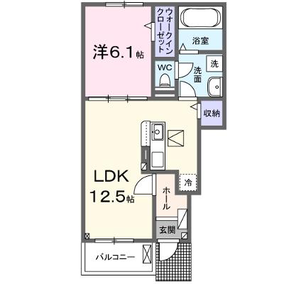 メゾン　ド　ルポ 102【管理NO：1-028600601-01020】 ★家具家電は申し込み後に搬入します 2026年10月下旬入居可能の物件画像