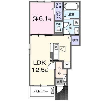 メゾン　ド　ルポ 101【管理NO：1-028600601-01010】 ★家具家電は申し込み後に搬入します 2026年10月下旬入居可能の物件画像