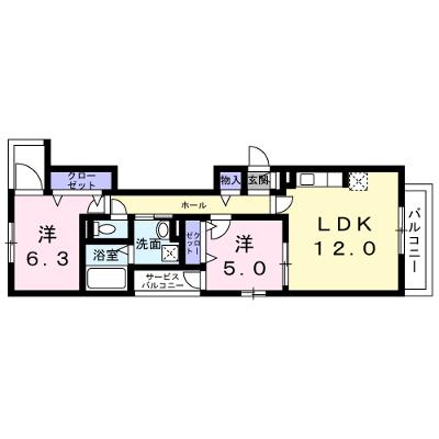 パル茨木 301【管理NO：1-028403301-03010】 ★家具家電は申し込み後に搬入しますの物件画像