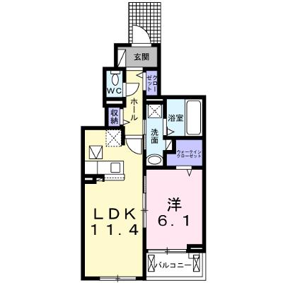 アヴニール 102【管理NO：1-026267101-01020】 ★家具家電は申し込み後に搬入します 2026年07月上旬入居可能の物件画像