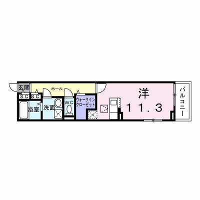 Ｌｅ・Ｃａｄｒｅ 105【管理NO：1-026237201-01040】 ★家具家電は申し込み後に搬入します 2026年09月下旬入居可能の物件画像