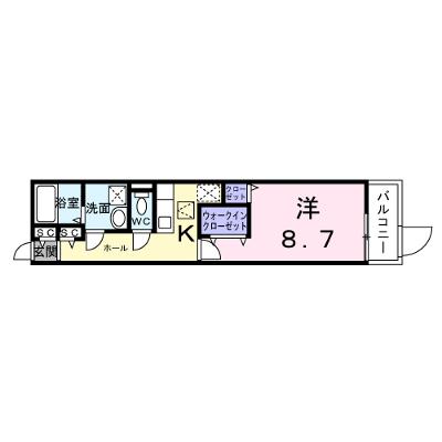 Ｌｅ・Ｃａｄｒｅ 103【管理NO：1-026237201-01030】 ★家具家電は申し込み後に搬入します★の物件画像