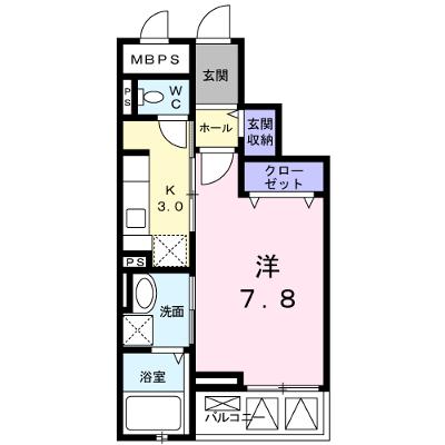 グランシャリオ 301【管理NO：1-020546801-03010】 ★家具家電は申し込み後に搬入しますの物件画像