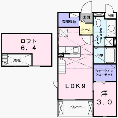 クリ－ル　ポッシュＴ＆Ｋ 205【管理NO：1-020424601-02040】 ★家具家電は申し込み後に搬入しますの物件画像