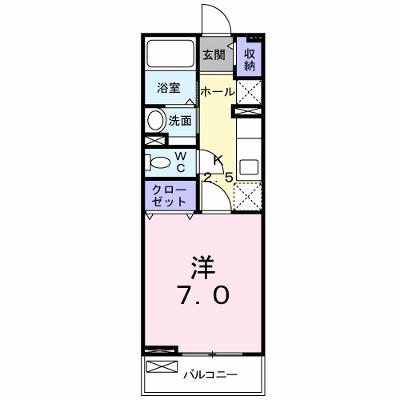 グランソレイユ楠葉Ⅱ 202【管理NO：1-018798301-02020】 ★家具家電は申し込み後に搬入しますの物件画像