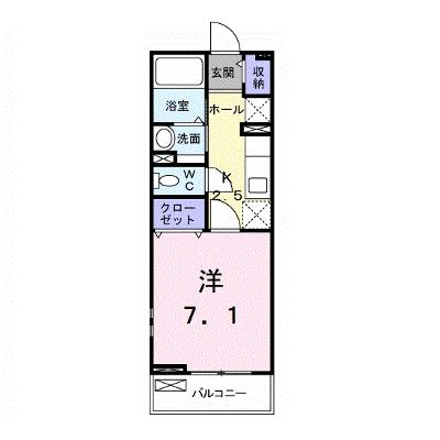 ヌーベル・ソウザⅠ 206【管理NO：1-018722001-02050】 ★家具家電は申し込み後に搬入しますの物件画像