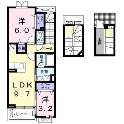 モデッサ　フェリーチェ 302【管理NO：1-018680201-03020】 ★家具家電は申し込み後に搬入します 2026年07月中旬入居可能の物件画像