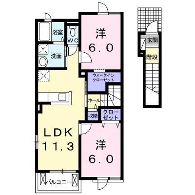 ソレイユ 203【管理NO：1-018582001-02030】 ★家具家電は申し込み後に搬入します 2026年07月上旬入居可能の物件画像