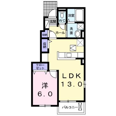ソレイユ 101【管理NO：1-018582001-01010】 ★家具家電は申し込み後に搬入します 2026年07月上旬入居可能の物件画像