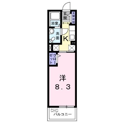 鶴野リバーサイドテラス 302【管理NO：1-018534901-03020】 ★家具家電は申し込み後に搬入しますの物件画像