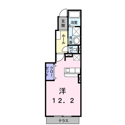 エトワールバレーⅠ 102【管理NO：1-014409101-01020】 ★家具家電は申し込み後に搬入します 2026年07月中旬入居可能の物件画像