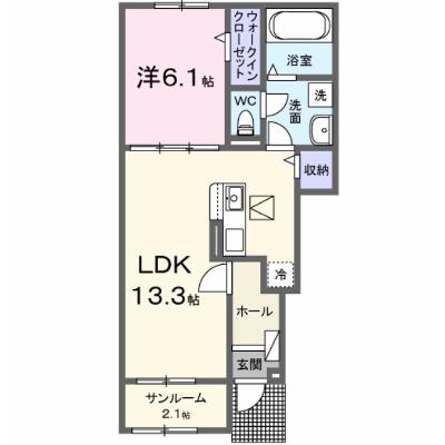 パーク　ヴィラ 103【管理NO：1-028019601-01030】 ★家具家電は申し込み後に搬入しますの物件画像