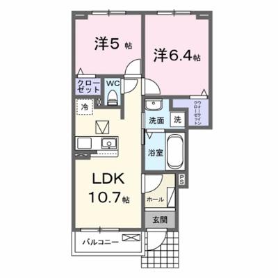 ラ・テールⅠ 102【管理NO：1-027940903-01020】 ★家具家電は申し込み後に搬入しますの物件画像