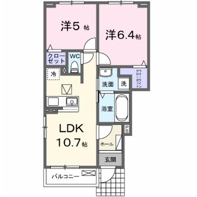 ラ・テールⅠ 101【管理NO：1-027940903-01010】 ★家具家電は申し込み後に搬入しますの物件画像