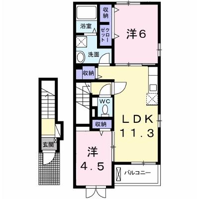 パーク　サイド　エックス　Ⅳ 202【管理NO：1-018302703-02020】 ★家具家電は申し込み後に搬入します 2026年07月下旬入居可能の物件画像