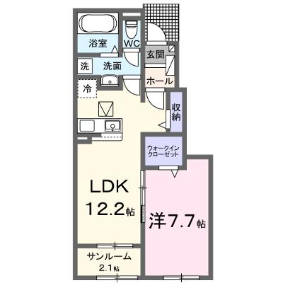 グラン・オーブ 105【管理NO：1-028423701-01040】 ★家具家電は申し込み後に搬入します 2026年08月下旬入居可能の物件画像