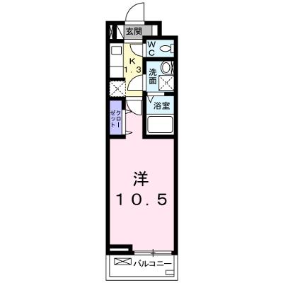 ル　シェル　ブルー 206【管理NO：1-021813301-02050】 ★家具家電は申し込み後に搬入します 2026年07月下旬入居可能の物件画像