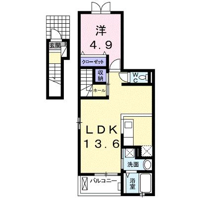 アンジュ　ド　ルミエール 206【管理NO：1-018037501-02050】 ★家具家電は申し込み後に搬入しますの物件画像