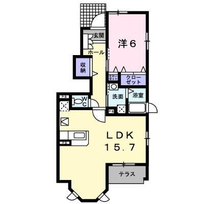 フラン・ラフレシールⅠ 101【管理NO：1-014156501-01010】 ★家具家電は申し込み後に搬入しますの物件画像