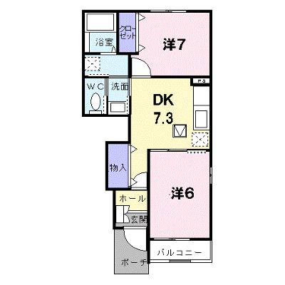 ファシネイション春日Ⅱ 103【管理NO：1-013381201-01030】 ★家具家電は申し込み後に搬入しますの物件画像