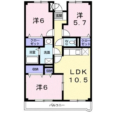 ラルジュウエスト 202【管理NO：1-007934801-02020】 ★家具家電は申し込み後に搬入しますの物件画像