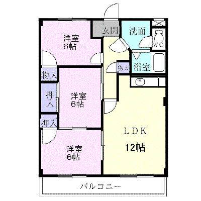 プレステージ三日市 102【管理NO：1-004845501-01020】 ★家具家電は申し込み後に搬入しますの物件画像