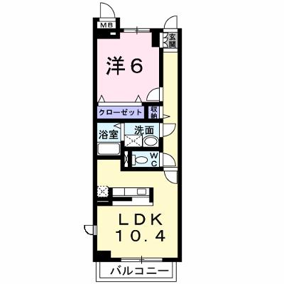 フェザーヒルⅡ 205【管理NO：1-014413201-02040】 ★家具家電は申し込み後に搬入します★の物件画像