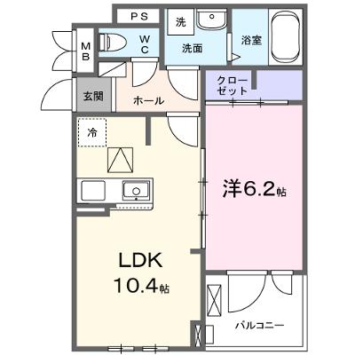 メゾンボヌール 103【管理NO：1-028532201-01030】 ★家具家電は申し込み後に搬入します★ ★2026年09月下旬入居可能★の物件画像