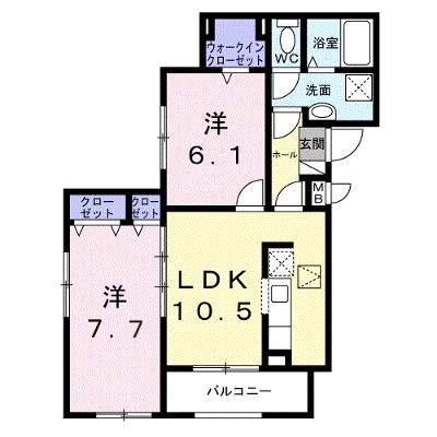 メゾンボヌール 101【管理NO：1-028532201-01010】 ★家具家電は申し込み後に搬入します★ ★2026年09月下旬入居可能★の物件画像