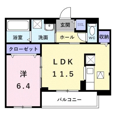 ラ・クロシェット 102【管理NO：1-028511901-01020】 ★家具家電は申し込み後に搬入します 2026年09月中旬入居可能の物件画像