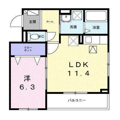ラ・クロシェット 101【管理NO：1-028511901-01010】 ★家具家電は申し込み後に搬入します 2026年09月中旬入居可能の物件画像