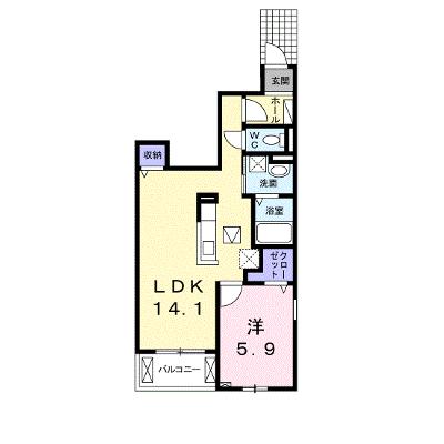 モンターナ　Ⅲ番館 101【管理NO：1-023632901-01010】 ★家具家電は申し込み後に搬入します★の物件画像