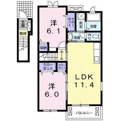 プリムラ　ＴＫ０１ 201【管理NO：1-017890901-02010】 ★家具家電は申し込み後に搬入します★の物件画像