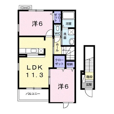 ブルーメ 201【管理NO：1-017507701-02010】 ★家具家電は申し込み後に搬入しますの物件画像