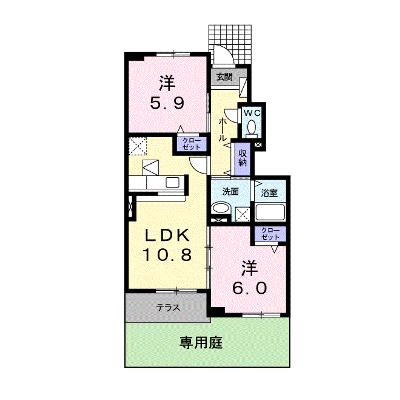 レジデンスイナリＡ 103【管理NO：1-016318201-01030】 ★家具家電は申し込み後に搬入します 2026年08月下旬入居可能の物件画像
