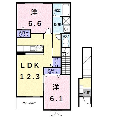 グレイスガーデンⅠ 203【管理NO：1-014504901-02030】 ★家具家電は申し込み後に搬入しますの物件画像