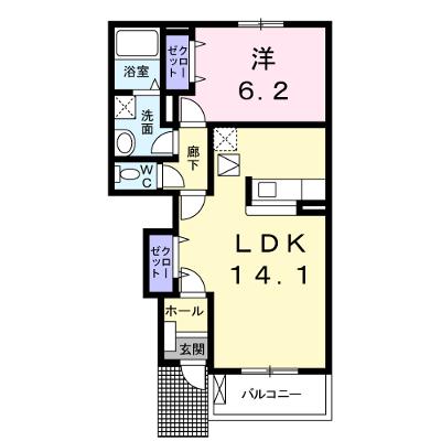 アルカンシエルⅠ 102【管理NO：1-014190501-01020】 ★家具家電は申し込み後に搬入します 2026年07月下旬入居可能の物件画像