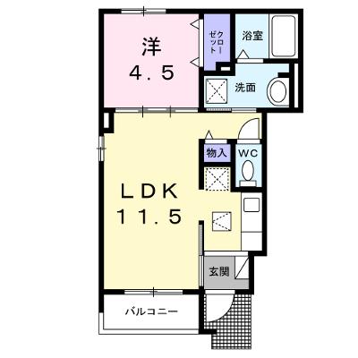 フォンターナ西大路 101【管理NO：1-027493301-01010】 ★家具家電は申し込み後に搬入します★の物件画像