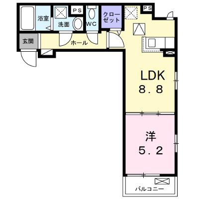 メゾンルミネ　中町 108【管理NO：1-025865401-01070】 ★家具家電は申し込み後に搬入します 2026年07月下旬入居可能の物件画像