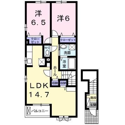 Ｍ・ミニョン 201【管理NO：1-019806801-02010】 ★家具家電は申し込み後に搬入します 2026年07月下旬入居可能の物件画像