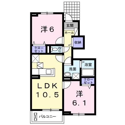 レスペランス　Ⅱ 103【管理NO：1-018764401-01030】 ★家具家電は申し込み後に搬入します 2026年08月上旬入居可能の物件画像
