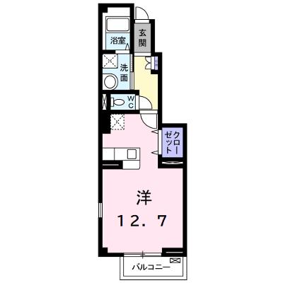 パステル 106【管理NO：1-015297401-01050】 ★家具家電は申し込み後に搬入しますの物件画像
