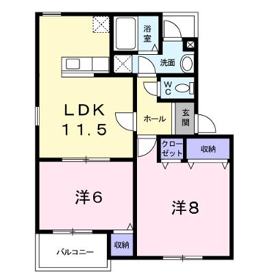 オニオンハイツ 203【管理NO：1-007306401-02030】 ★家具家電は申し込み後に搬入します 2026年08月上旬入居可能の物件画像