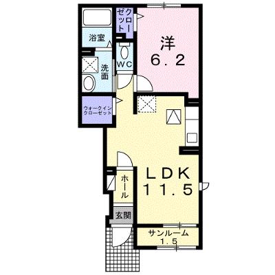 ベルシャイン　紀三井寺　Ⅰ 102【管理NO：1-027259201-01020】 ★家具家電は申し込み後に搬入します★の物件画像