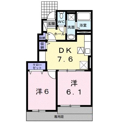 棗（なつめ）　Ⅱ 102【管理NO：1-024462702-01020】 ★家具家電は申し込み後に搬入します★の物件画像