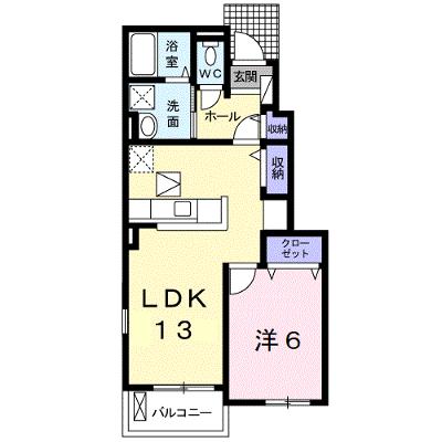 ポルトラーノⅥ 103【管理NO：1-023672902-01030】 ★家具家電は申し込み後に搬入します★の物件画像