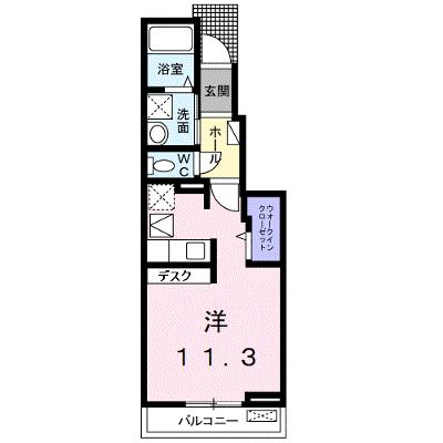 シャン・ロジュマン 102【管理NO：1-020574901-01020】 ★家具家電は申し込み後に搬入します★ ★2026年10月中旬入居可能★の物件画像