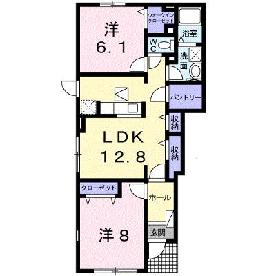 コート　デ　マグノリアⅢ 101【管理NO：1-018455701-01010】 ★家具家電は申し込み後に搬入しますの物件画像