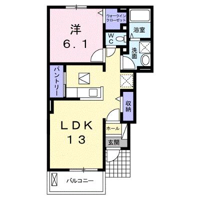 プロムナーゼⅡ 101【管理NO：1-018002802-01010】 ★家具家電は申し込み後に搬入します 2026年07月下旬入居可能の物件画像